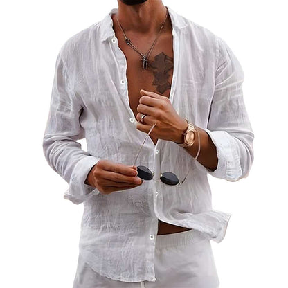 BreezyFit Linen Cotton Summer Shirt