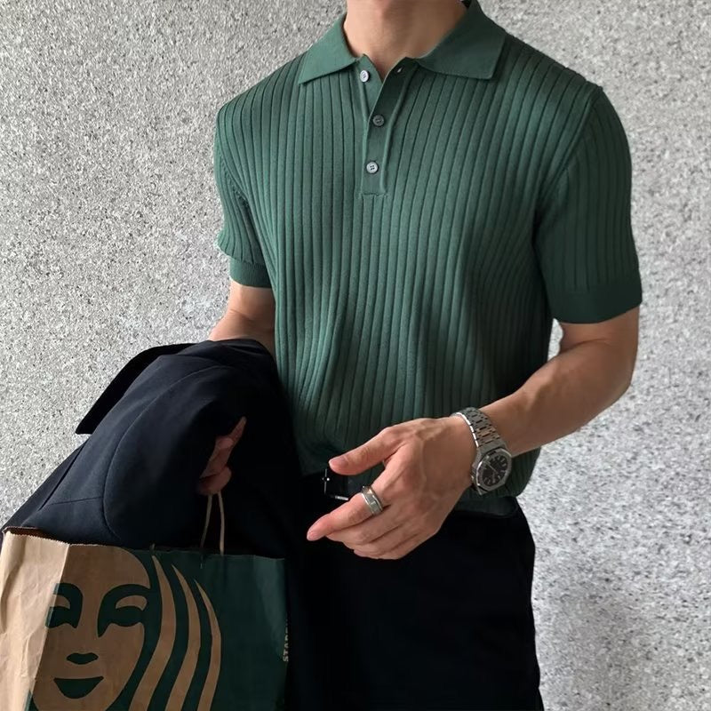 Korrazo Knitted Polo Shirt
