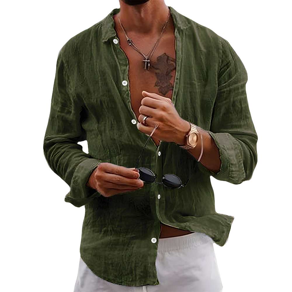 BreezyFit Linen Cotton Summer Shirt