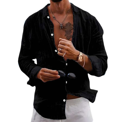 BreezyFit Linen Cotton Summer Shirt