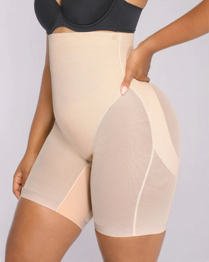 BOOT-YEAH™ MeshSmooth™ High-Waisted Mid Thigh Short