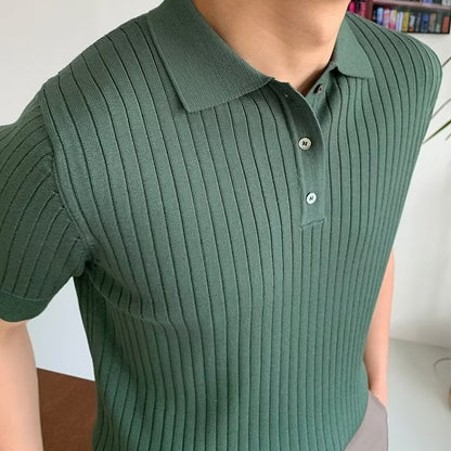 Korrazo Knitted Polo Shirt