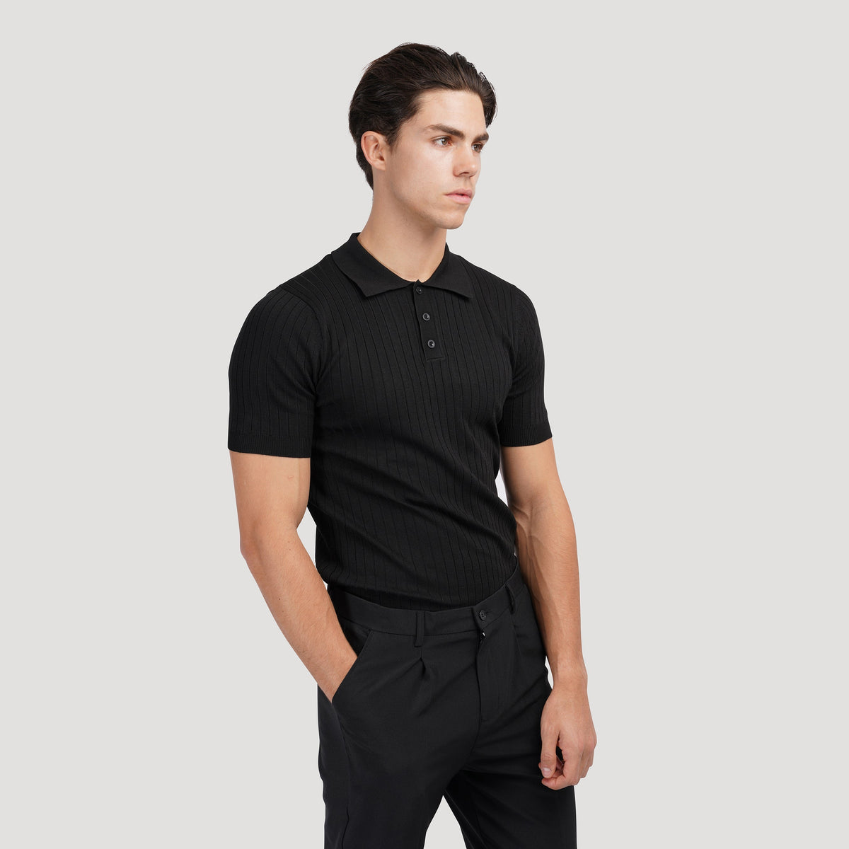Korrazo Knitted Polo Shirt