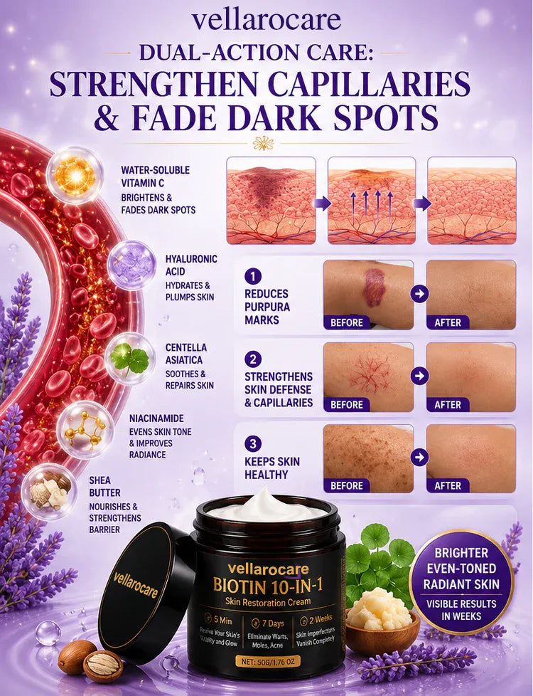 Strengthen capillaries and fade dark spots