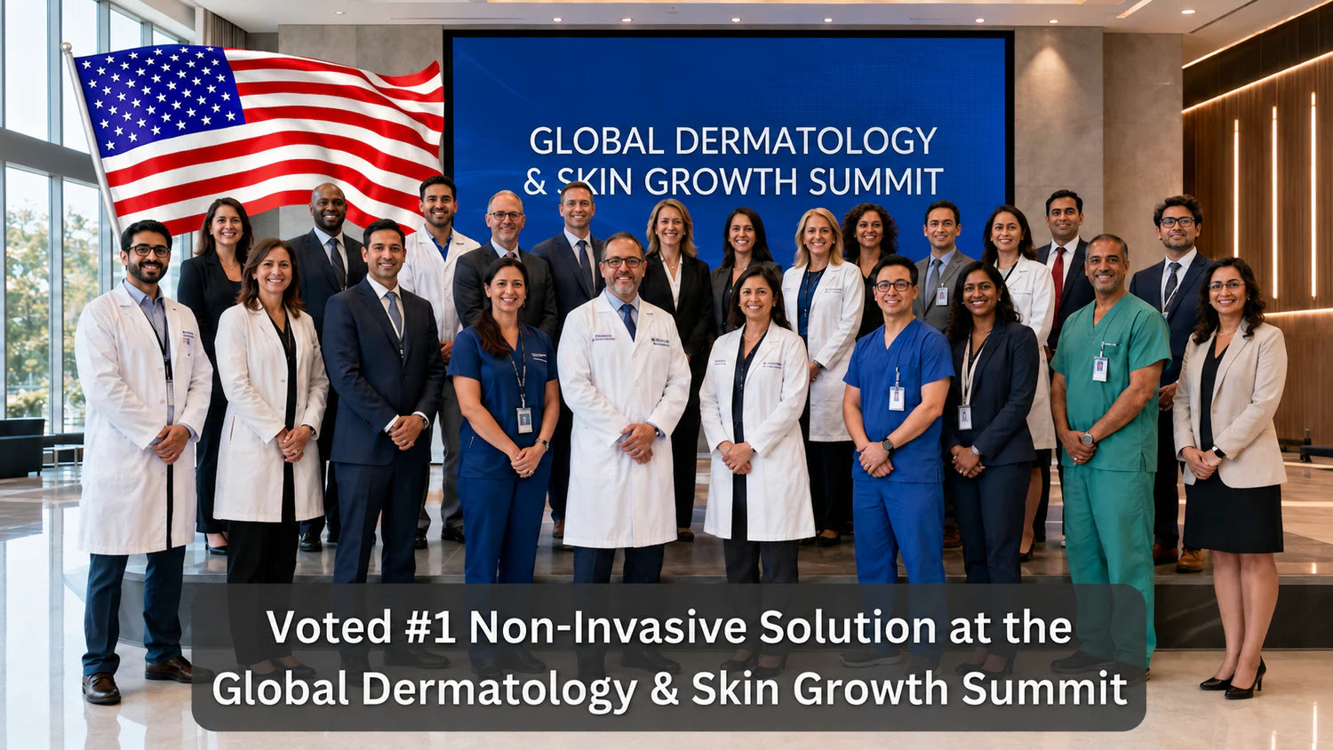 Voted #1 Non-Invasive Solution at the Global Dermatology & Skin Growth Summit